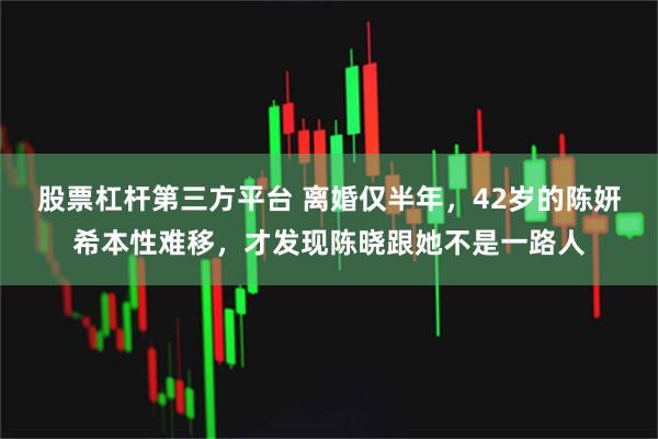 股票杠杆第三方平台 离婚仅半年，42岁的陈妍希本性难移，才发现陈晓跟她不是一路人